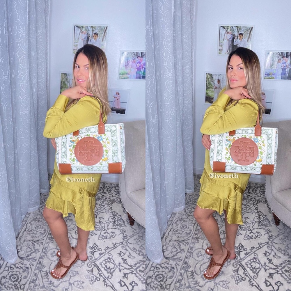 Tory burch ELLA small PRINTED TOTE
.The Ella Tote